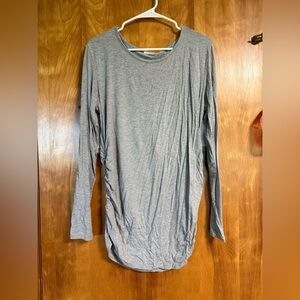 Gray Long Sleeve Dress